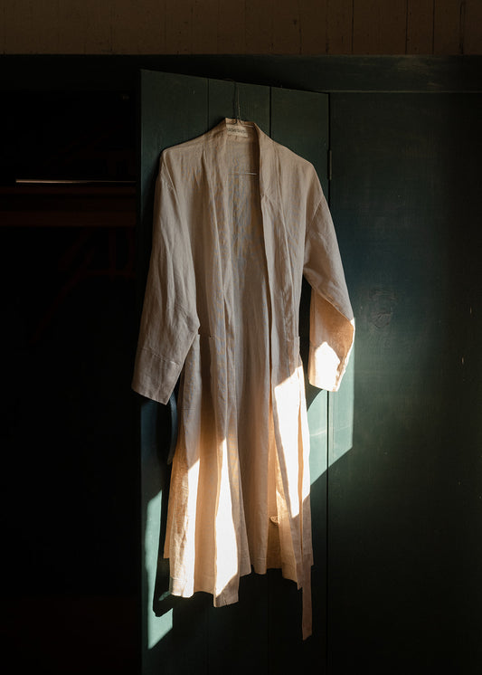 Unisex 100% Linen Coat (Long)