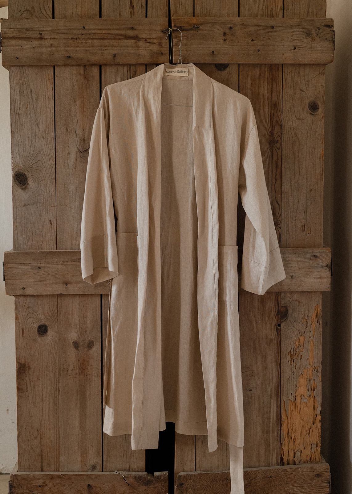 Unisex 100% Linen Coat (Long)
