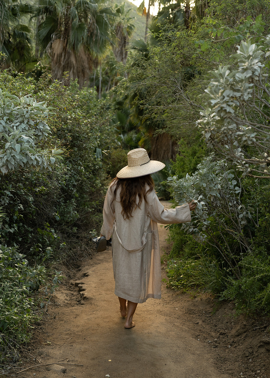 Unisex 100% Linen Coat (Long)