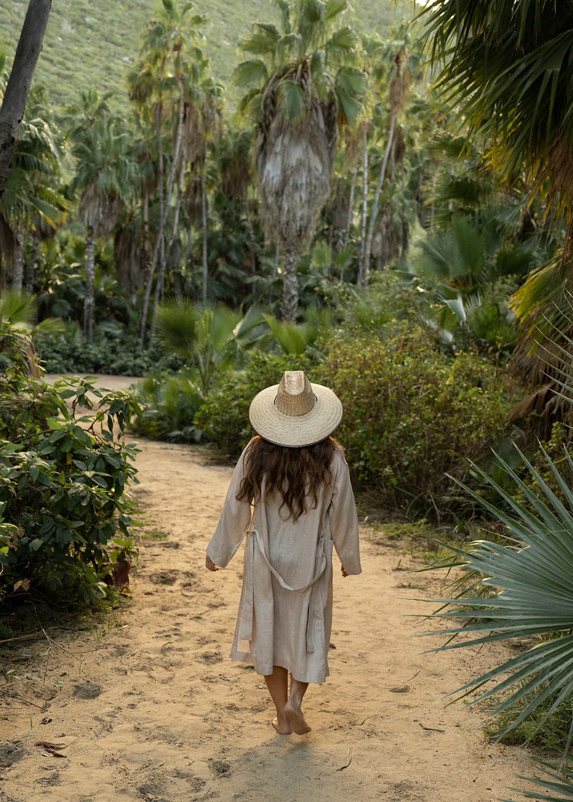 Unisex 100% Linen Coat (Long)