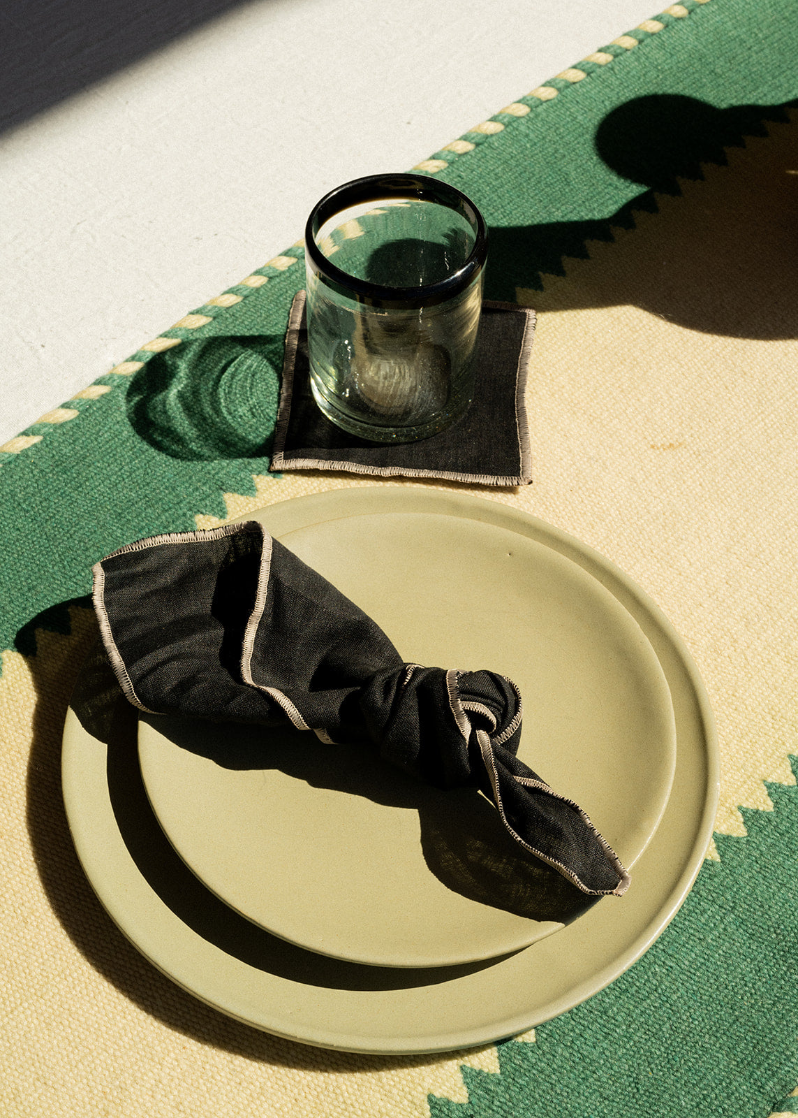 100% linen coasters (different colors)