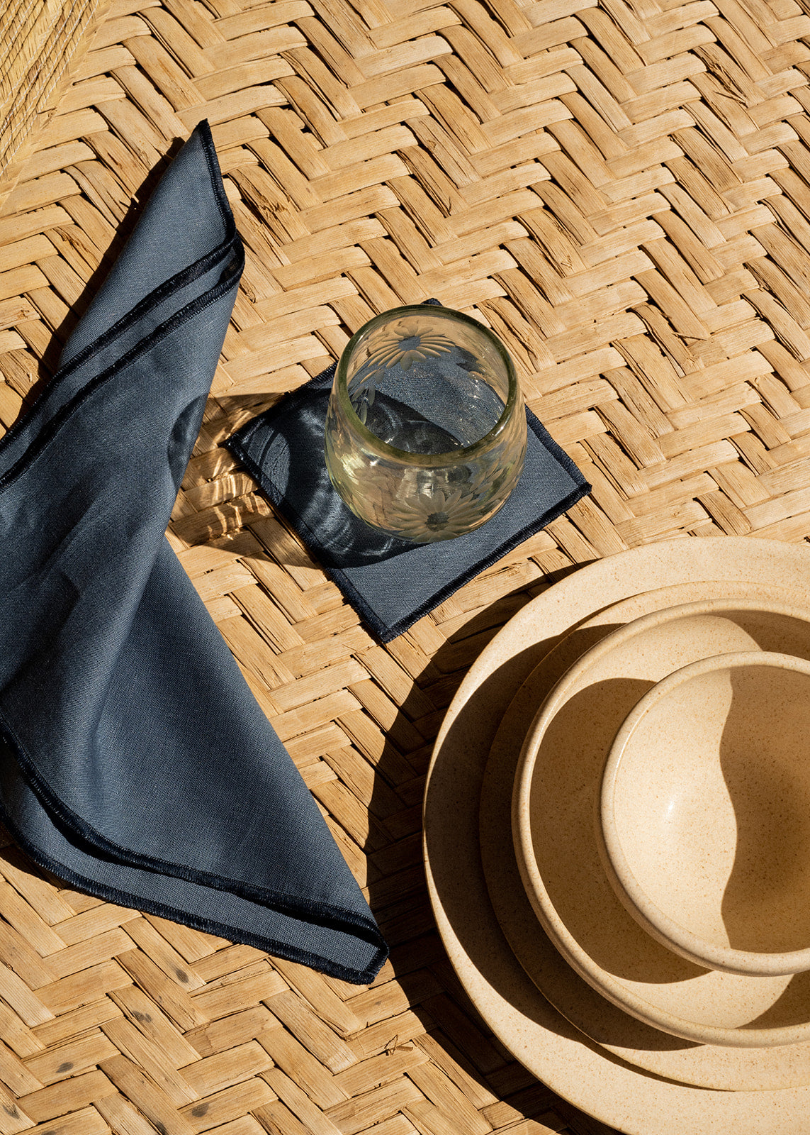 100% linen coasters (different colors)